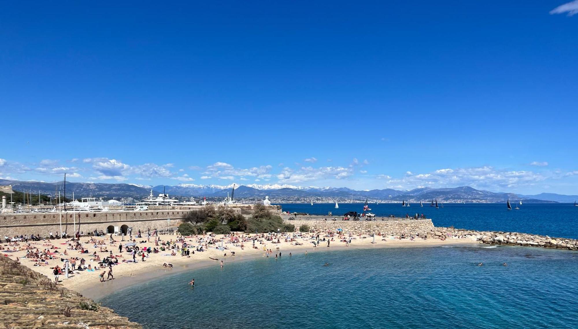 Antibes Carre D'Or Bastion Albert 1Er Vue Mer Kültér fotó